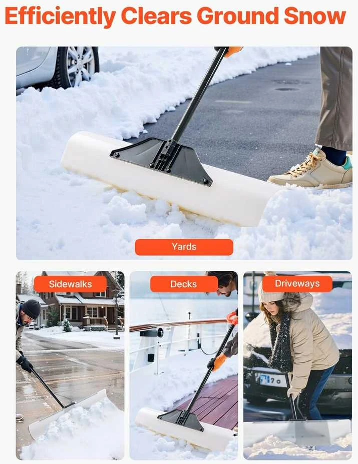 VEVOR Plastikinis sniego stūmiklis 91 cm