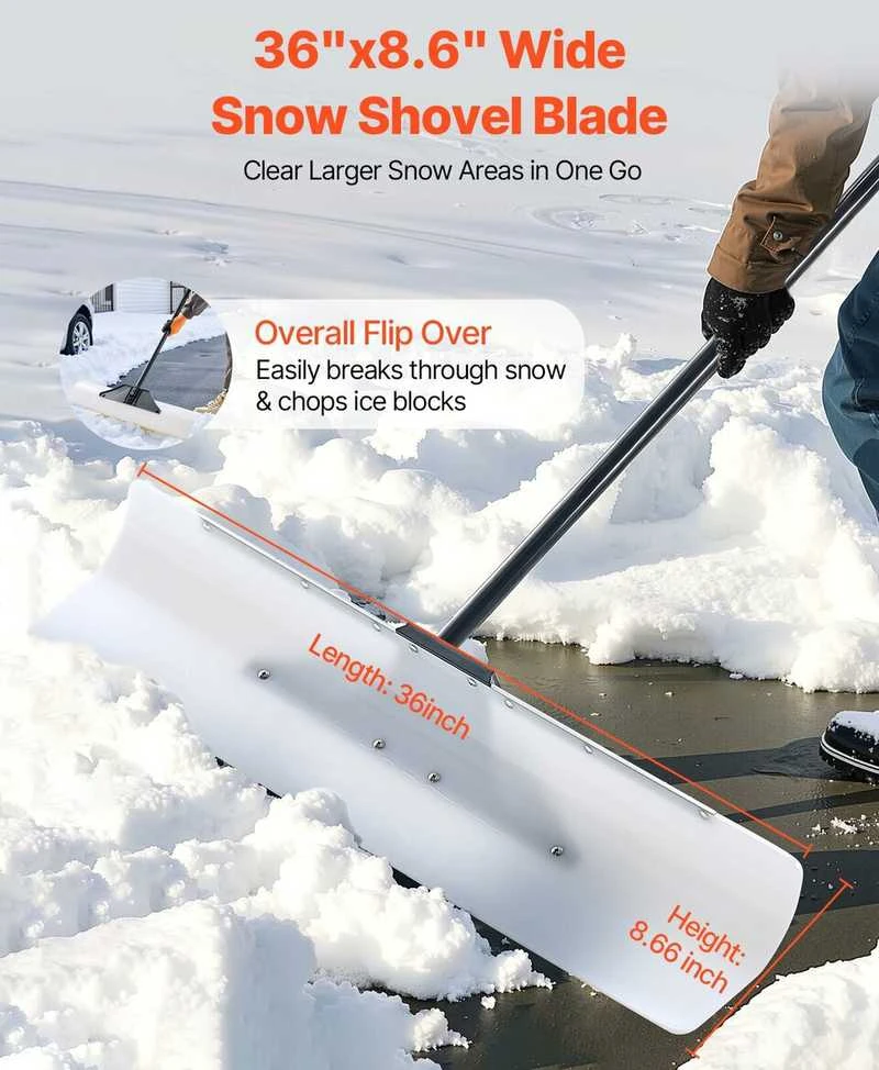VEVOR Plastikinis sniego stūmiklis 91 cm
