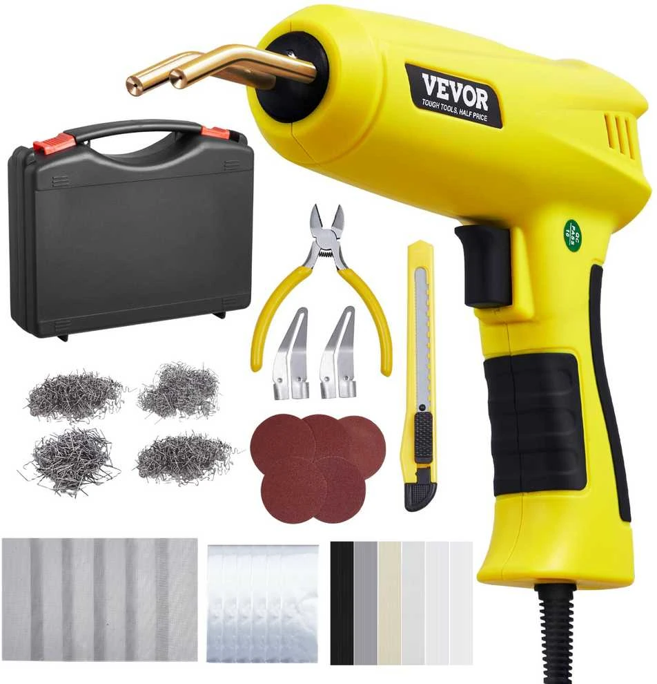 VEVOR Plastiko suvirinimo įrenginys 220W su 800 sąsagų ir 56 strypais