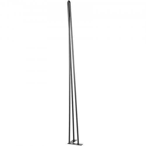 VEVOR Plaukų segių stalo kojos, 86 cm, juodos, 4 vnt.