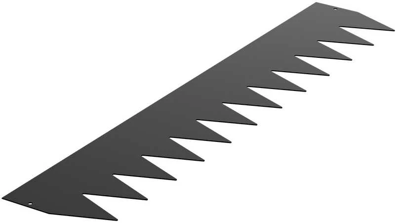 VEVOR Plieninė kraštų tvora juoda 6 vnt. 1016 x 203 mm