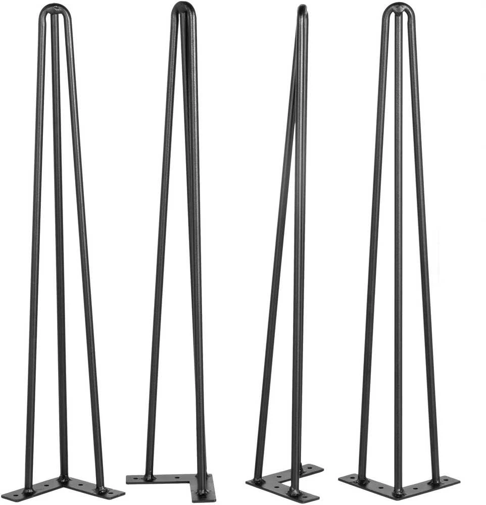 VEVOR Plieninės lenktos stalų kojos, 50.8 cm, 4 vnt.