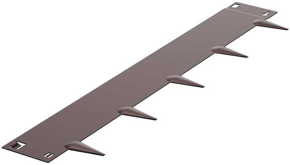 VEVOR Plieninis kraštovaizdžio apvadas 5 vnt 99 x 13 cm rudas