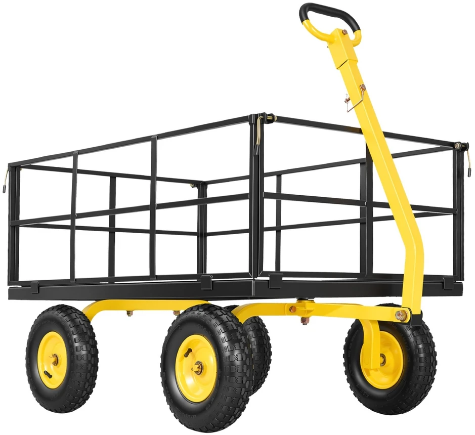 VEVOR Plieninis sodo vežimėlis 635 kg