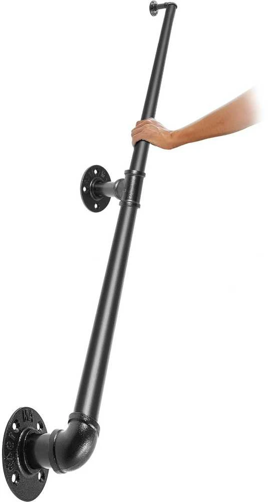 VEVOR Plieninis vamzdinis turėklas laiptams 4FT