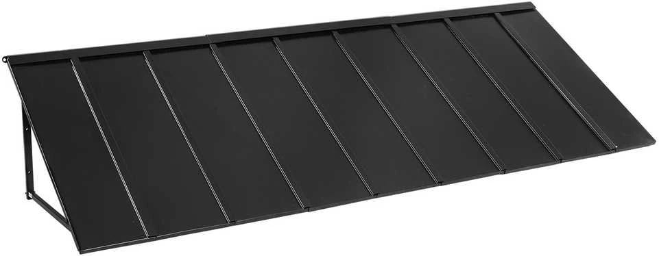 VEVOR Plieno lauko durų stogelis 264x91 cm