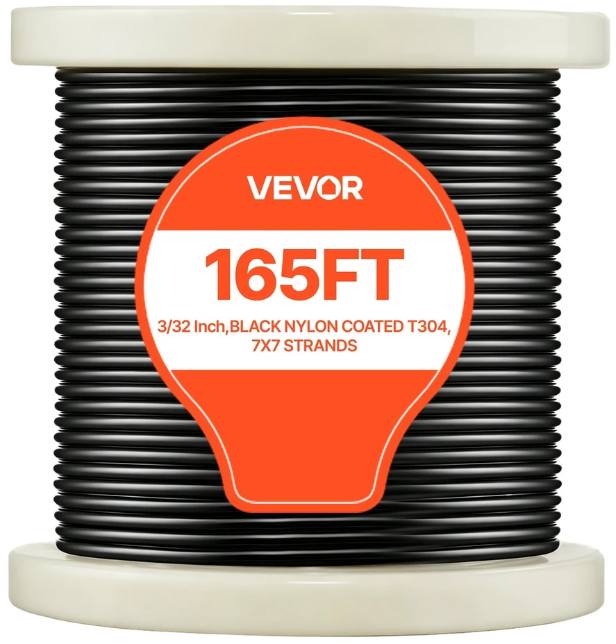 VEVOR Plieno trosas 2,38 mm, 50,3 m ilgio