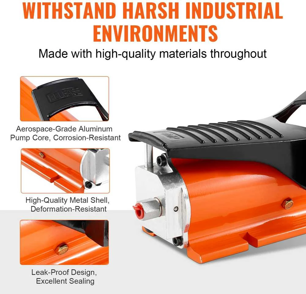 VEVOR Pneumatinis hidraulinis pėdinis siurblys 10 000 PSI