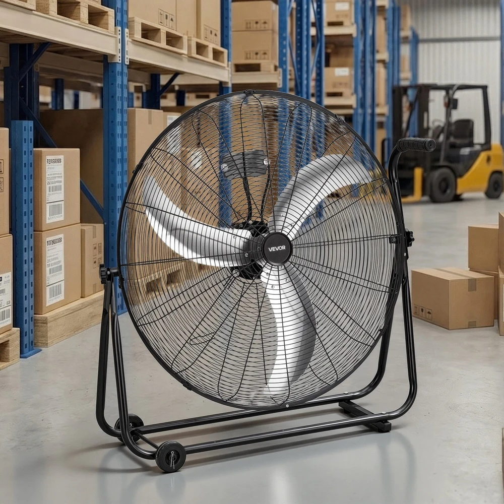VEVOR Pramoninis 762 mm būgninis ventiliatorius, 12000 CFM