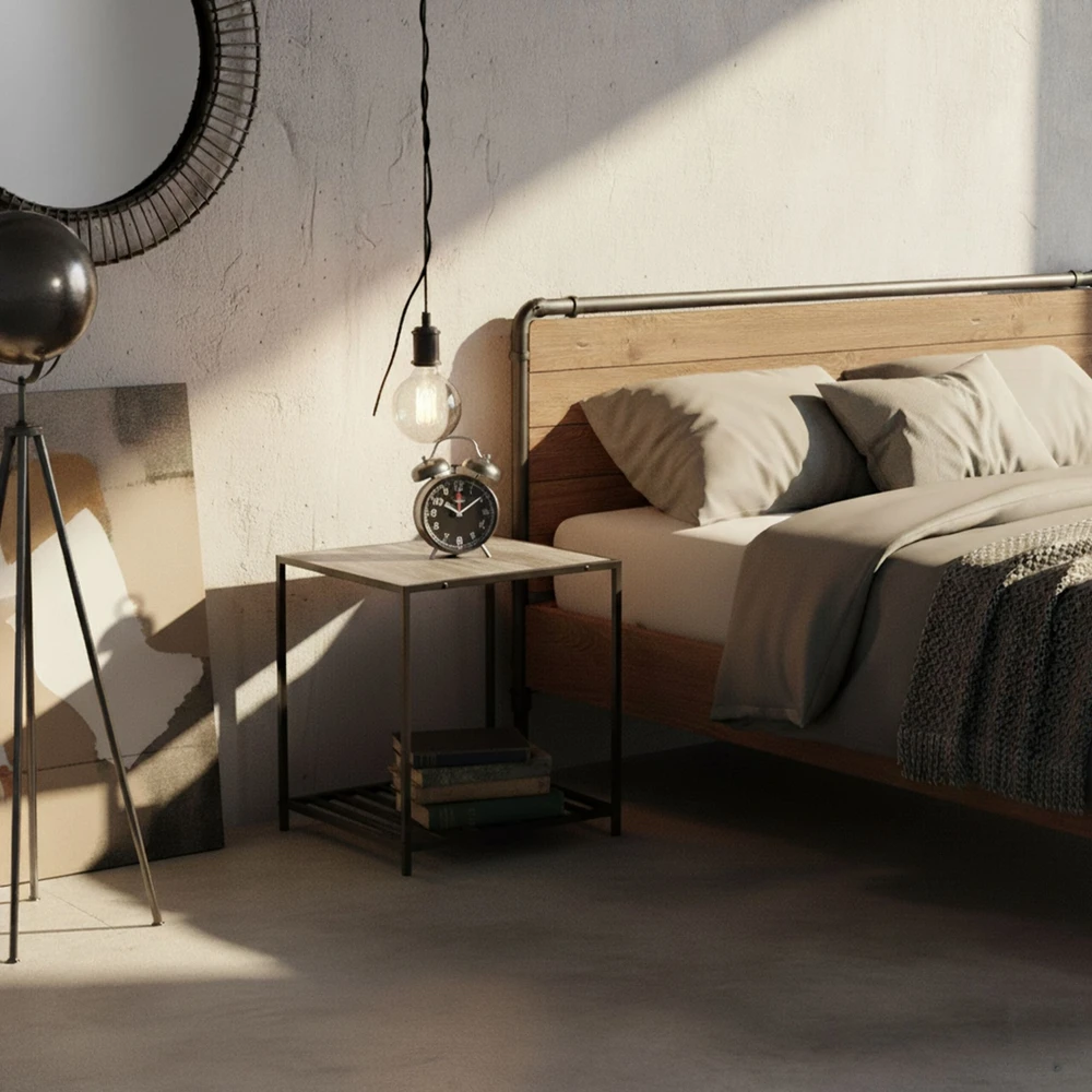 Relaxdays Pramoninis staliukas su lentyna