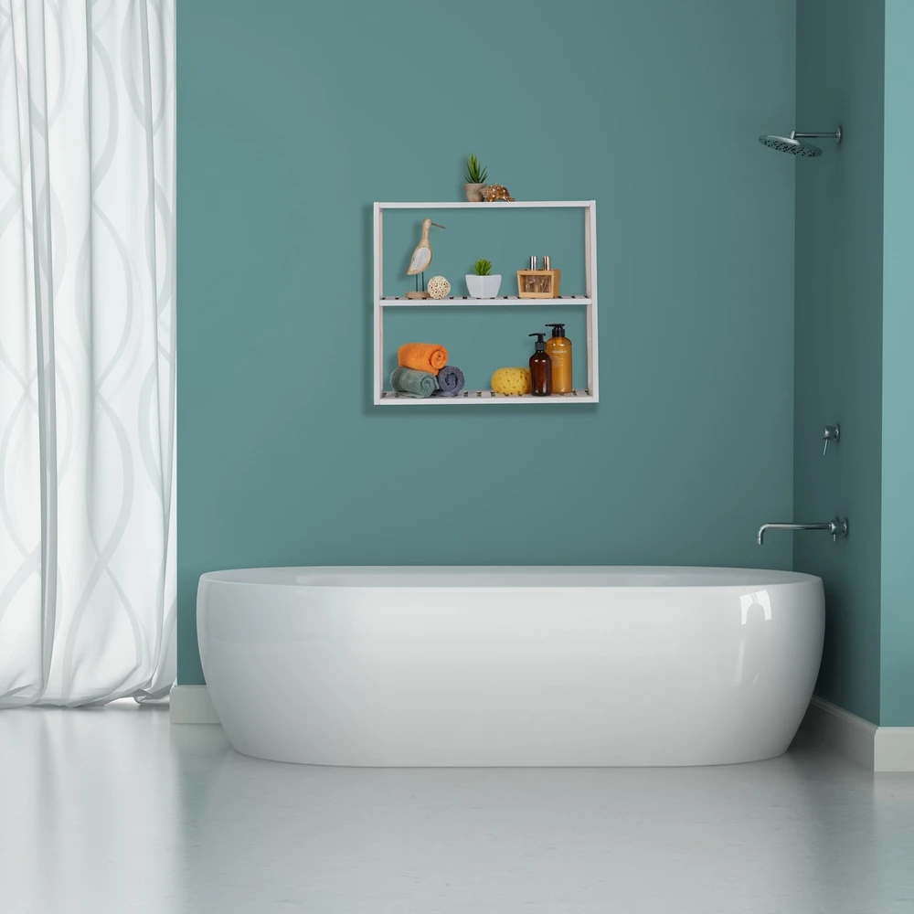 Relaxdays Prie sienos tvirtinama knygų lentyna