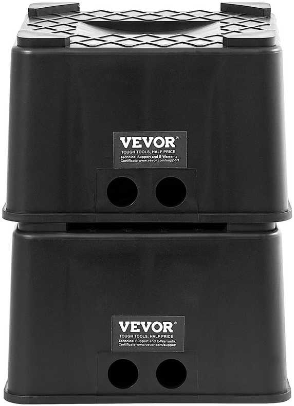 VEVOR Priekabos atraminiai blokai 2 vnt 152 mm 2.7 tonos
