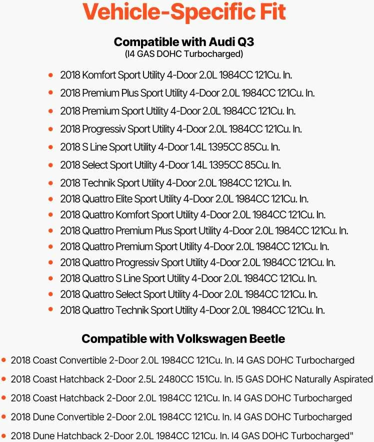 VEVOR Priekinis ratų guolių komplektas Audi Q3 ir VW Beetle