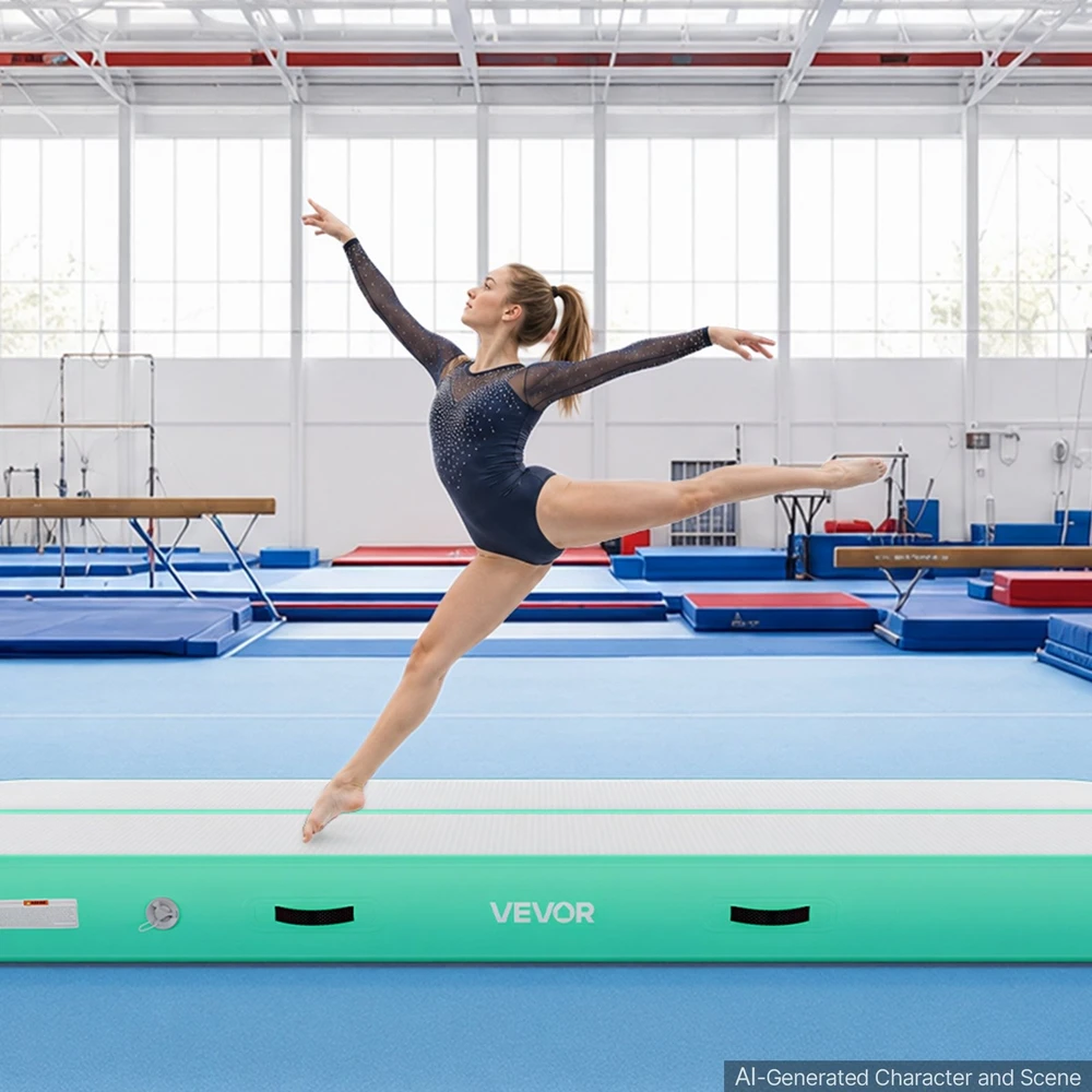 Pripučiama gimnastikos oro kilimėlis 3 m