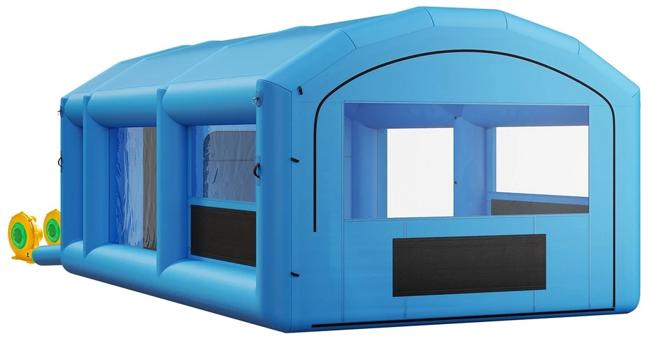 VEVOR Pripučiamas dažymo paviljonas 7 x 4 x 2.75 m