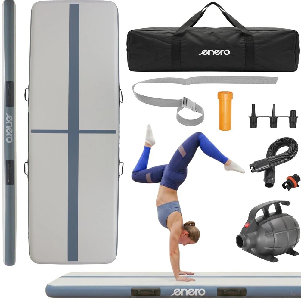 Enero pripučiamas gimnastikos kilimėlis 300x100x15 cm