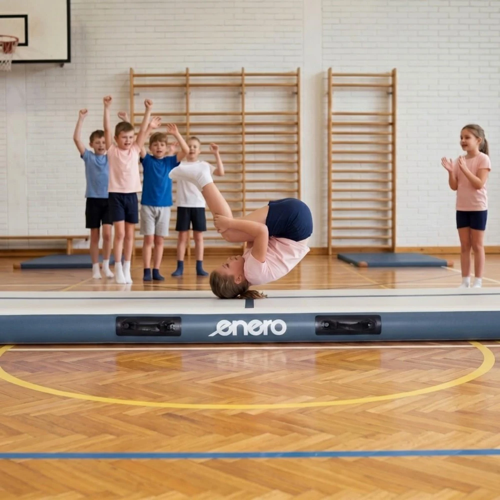Enero pripučiamas gimnastikos kilimėlis 300x100x15 cm