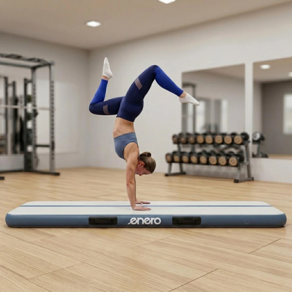 Enero pripučiamas gimnastikos kilimėlis 300x100x15 cm