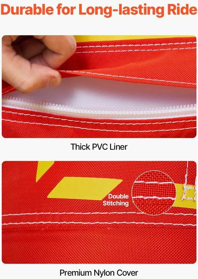 VEVOR Pripučiamas tempiamasis čiužinys 3 asmenims