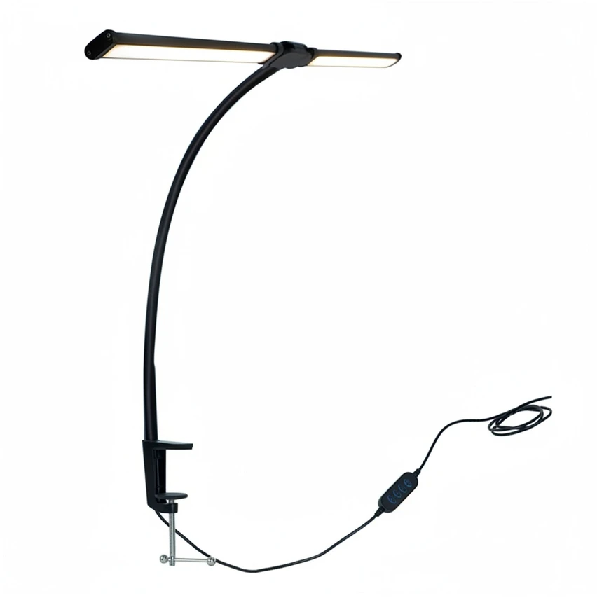 Relaxdays Prispaudžiama LED stalinė lempa, 61cm