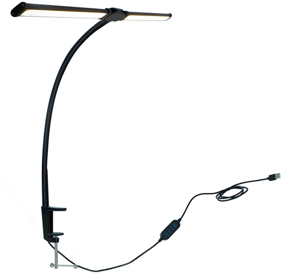 Relaxdays Prispaudžiama LED stalinė lempa, 61cm