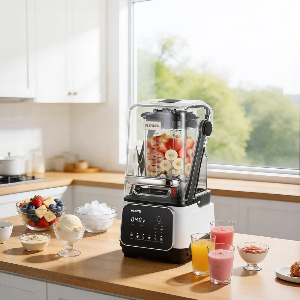 VEVOR Profesionalus 2L blenderis su apsauga