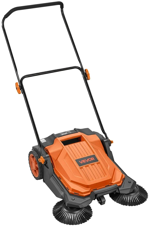 VEVOR Rankinė stumiama mechaninė grindų šluota 650 mm