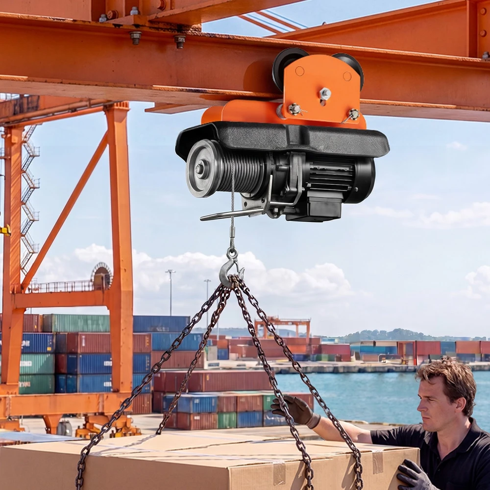 VEVOR Rankinis vežimėlis elektriniam keltuvui, 0,5 t