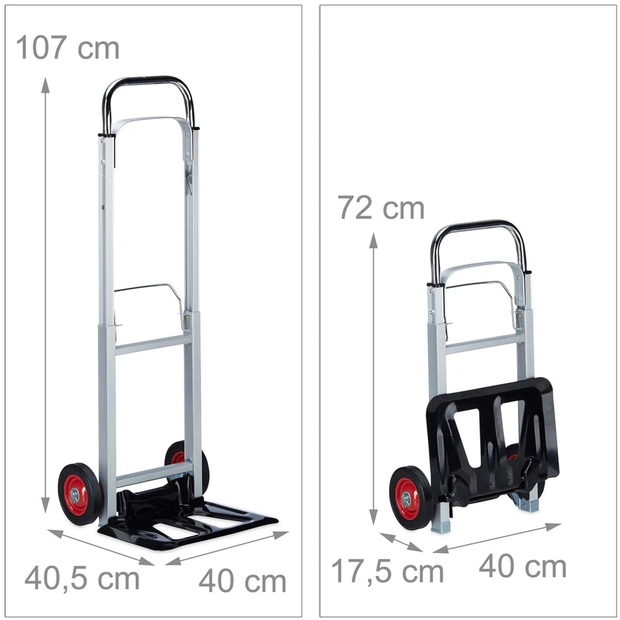 Relaxdays Rankinis vežimėlis iki 200 kg