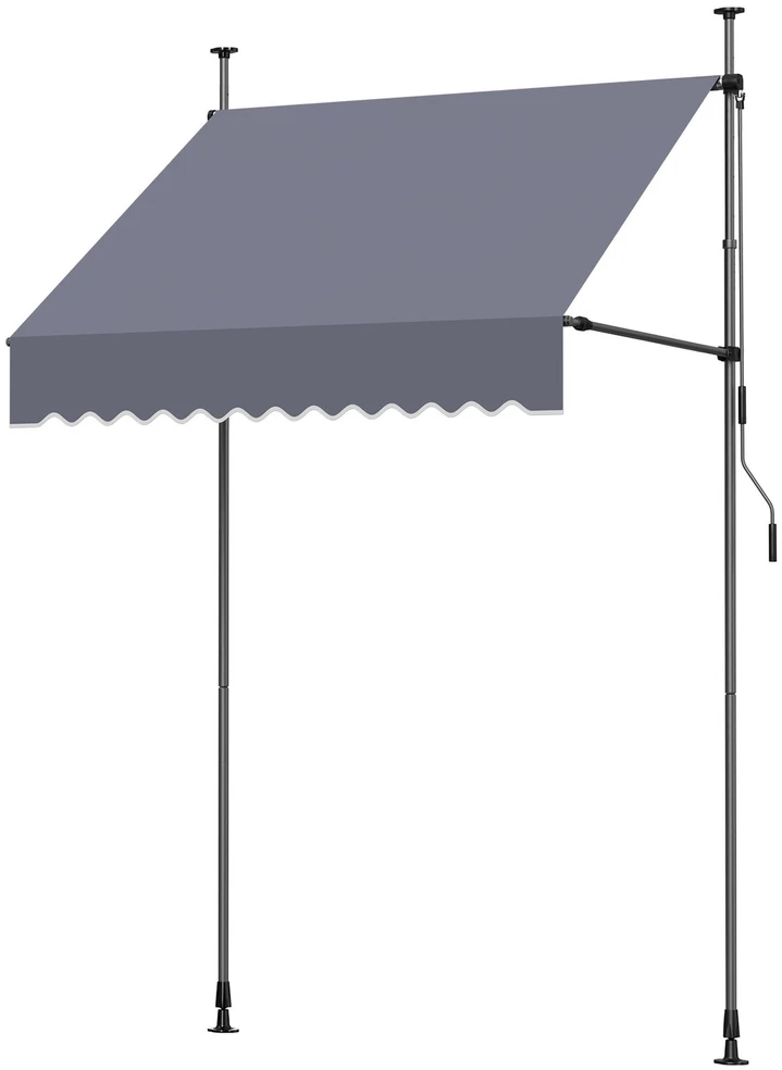 VEVOR Rankiniu būdu ištraukiama markizė, 150 cm