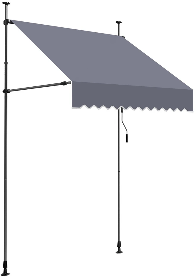 VEVOR Rankiniu būdu ištraukiama markizė, 150 cm