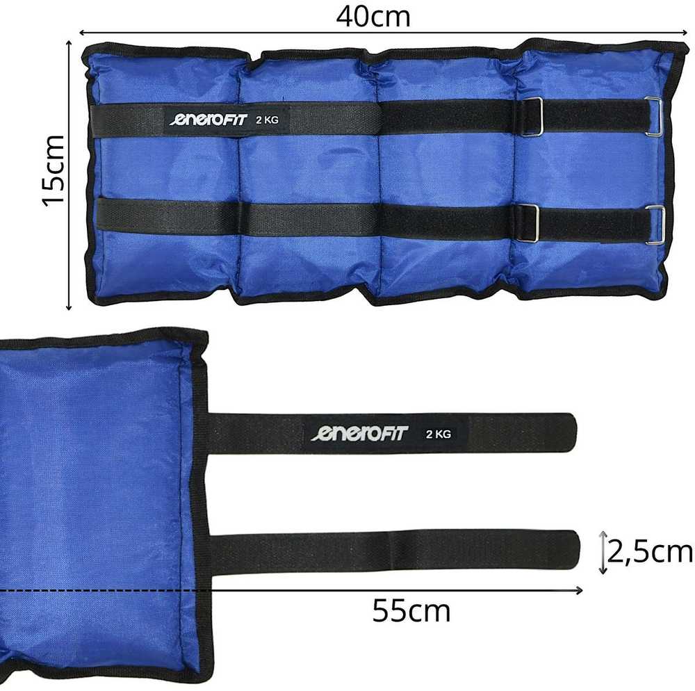 Dėvimas rankų ir kojų svoris EB Fit, 4kg (2x2kg)