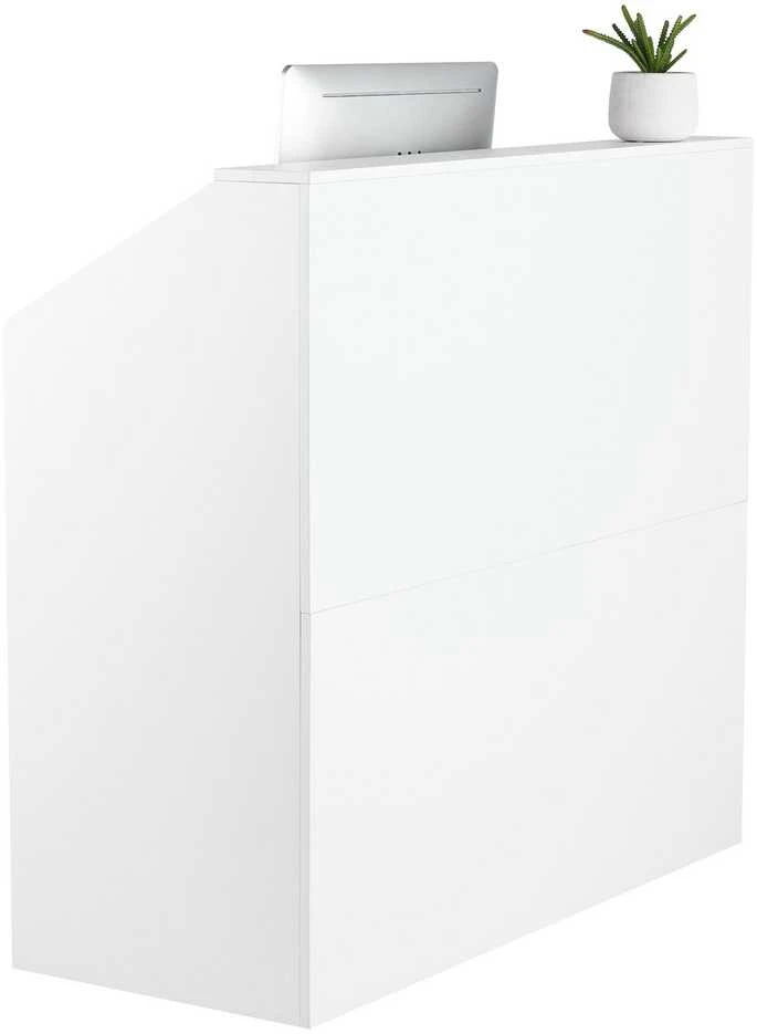 VEVOR recepcijos stalelis baltas 118 cm