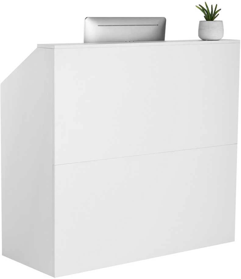 VEVOR recepcijos stalelis baltas 118 cm