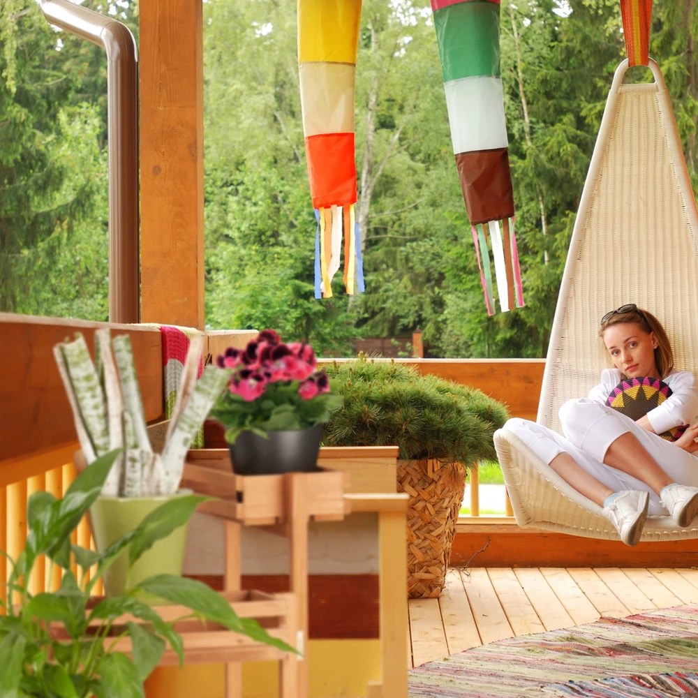 Relaxdays Reguliuojama gėlių kopėčių lentyna