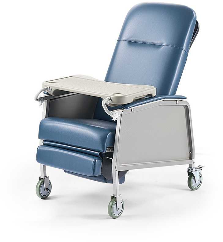 Vevor Reguliuojama geriatrinė kėdė su staliuku