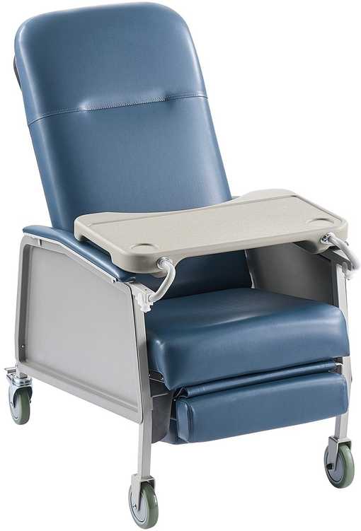 Vevor Reguliuojama geriatrinė kėdė su staliuku