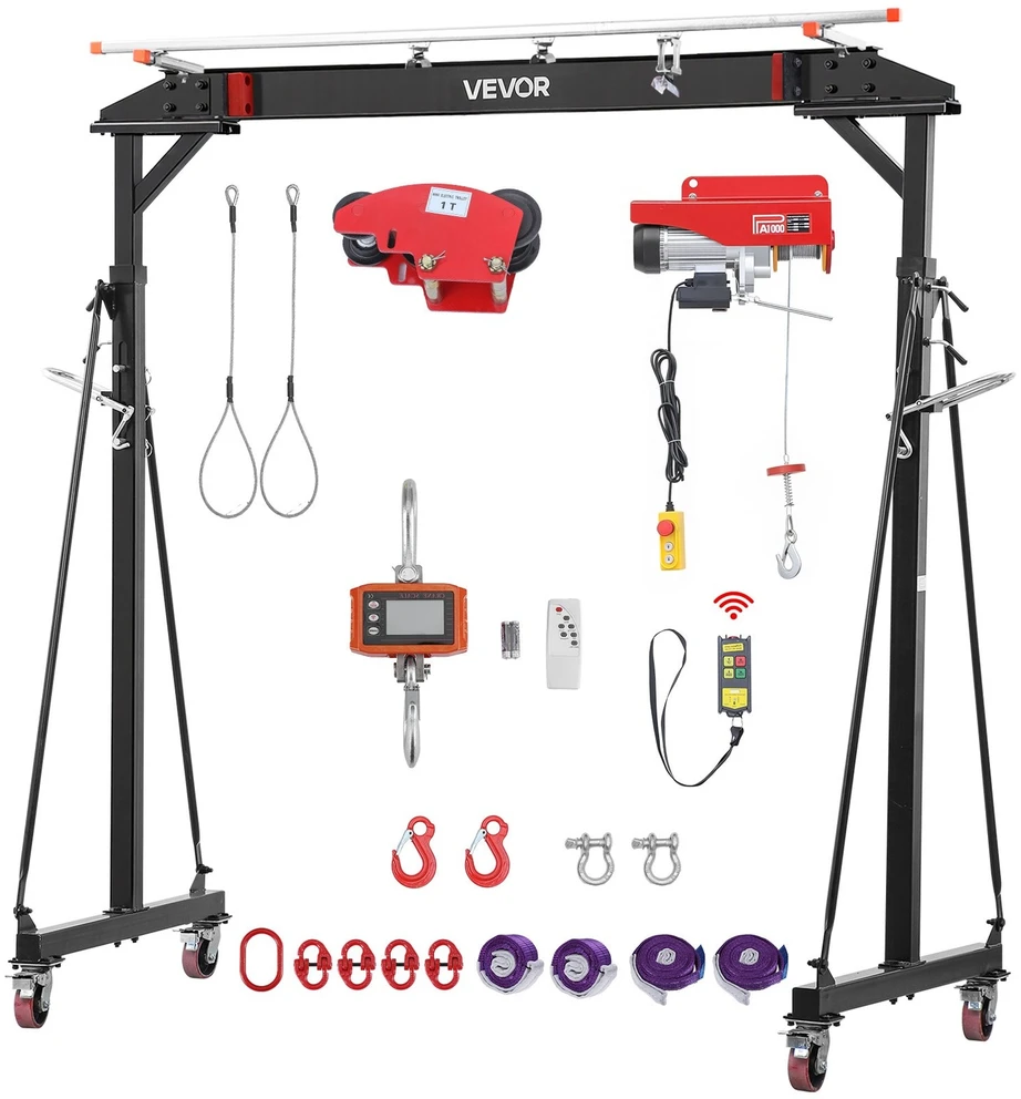 VEVOR Reguliuojamas portalinis kranas 997,9kg