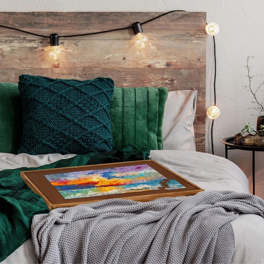 Relaxdays Reguliuojamo aukščio dėlionės lenta