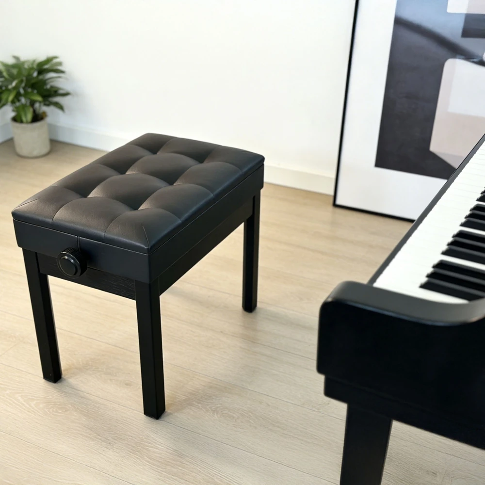 Relaxdays Reguliuojamo aukščio pianino kėdutė