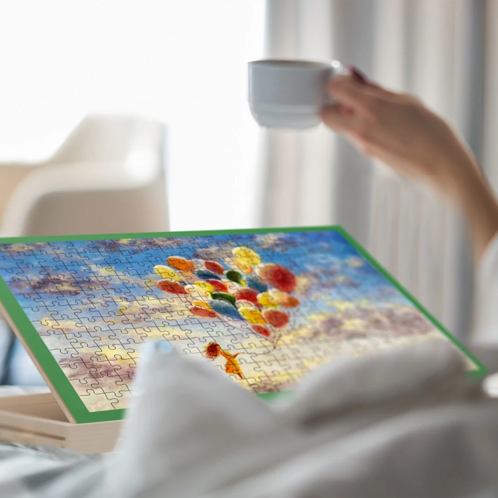 Dėlionė Relaxdays Reguliuojamo kampo dėlionių lenta 1000 detalių