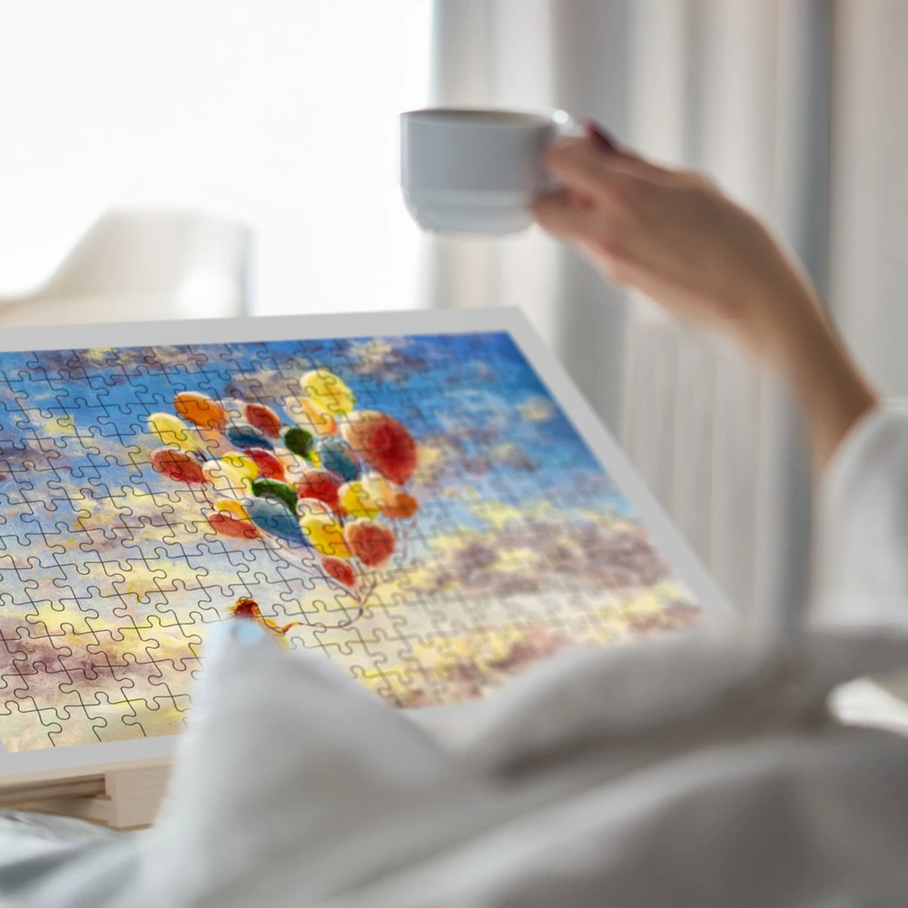 Dėlionė Relaxdays Reguliuojamo kampo dėlionių lenta iki 1000 dalių