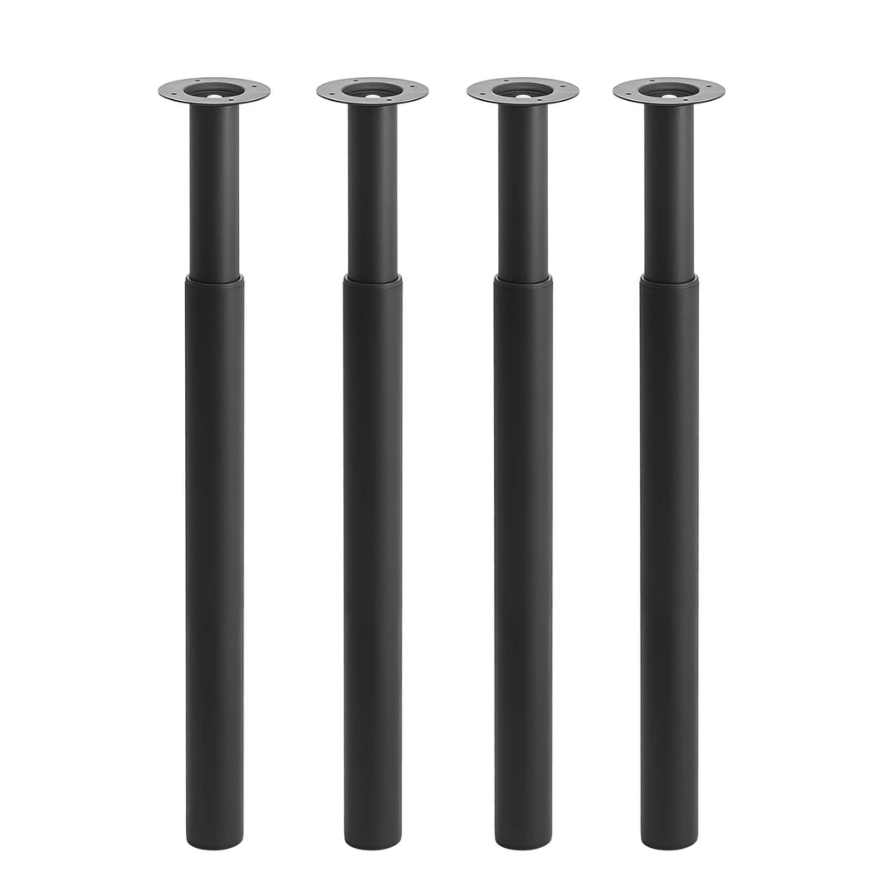 VEVOR Reguliuojamos stalo kojos, 710-1100 mm, plieninės, juodos