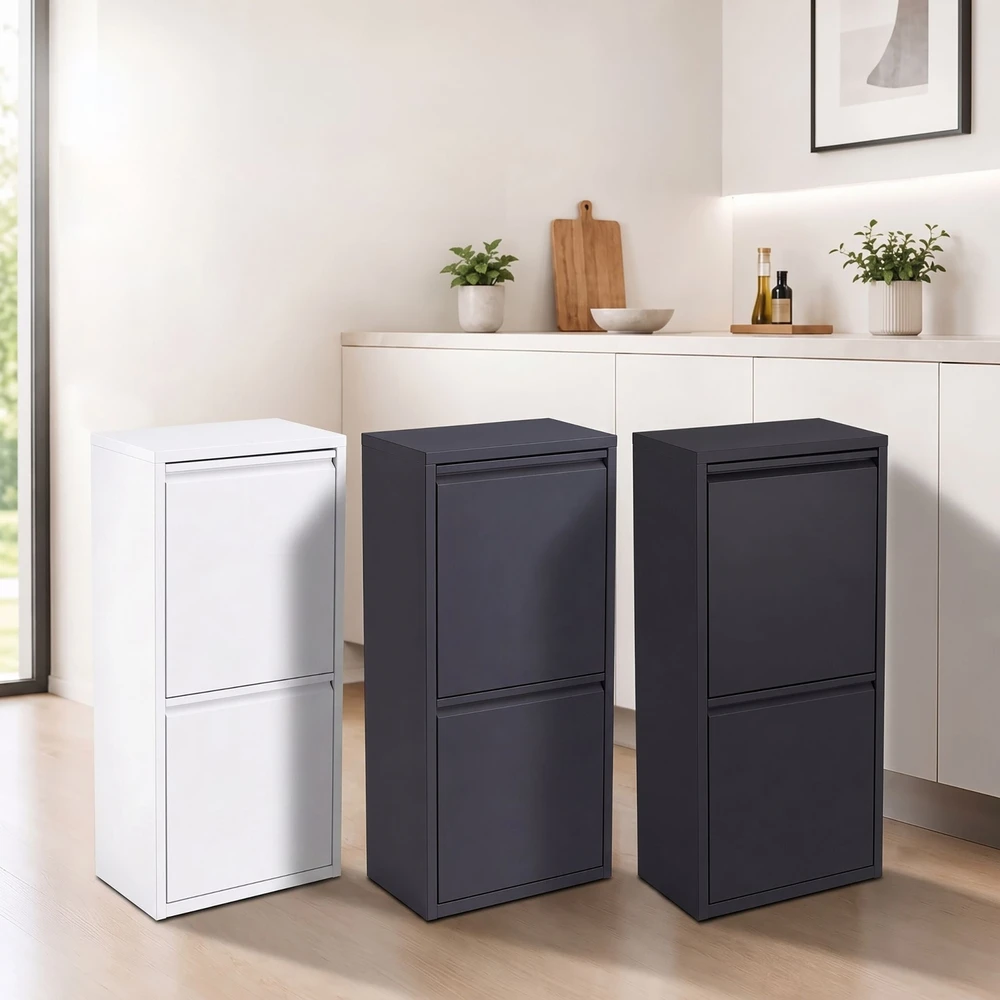 Relaxdays 3 skyrių šiukšliadėžė 40 l