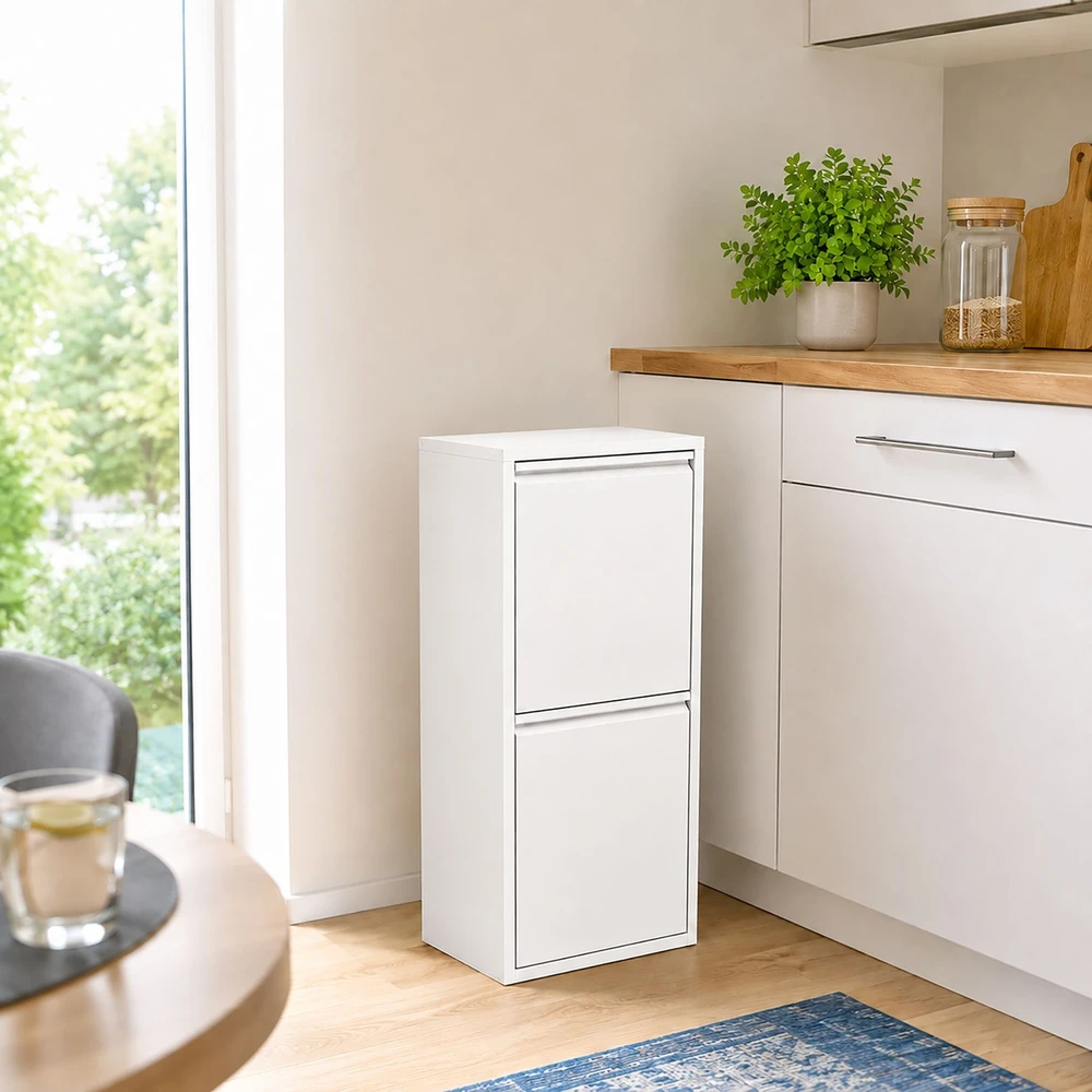 Relaxdays 3 skyrių šiukšliadėžė 40 l
