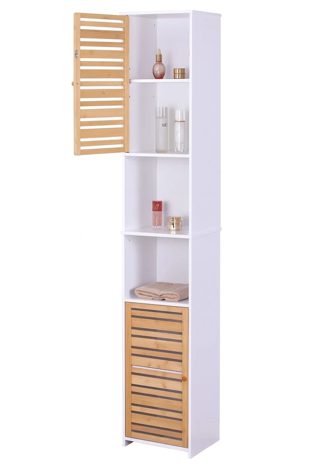 Relaxdays Aukšta vonios spintelė 190 cm