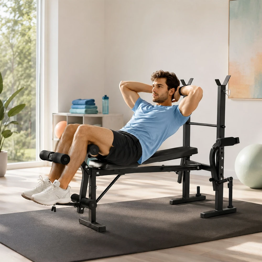 Relaxdays Daugiafunkcis suoliukas ir treniruoklis