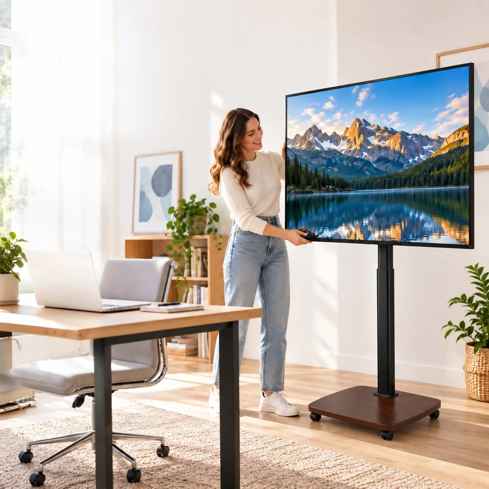 Relaxdays Grindinis TV stovas 43–75 colių