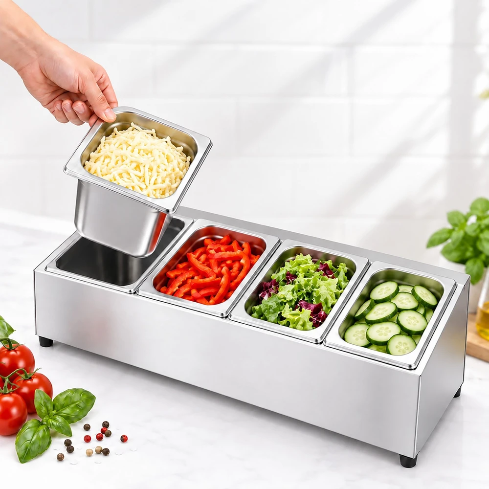 Relaxdays Nerūdijančio plieno ingredientų talpyklos