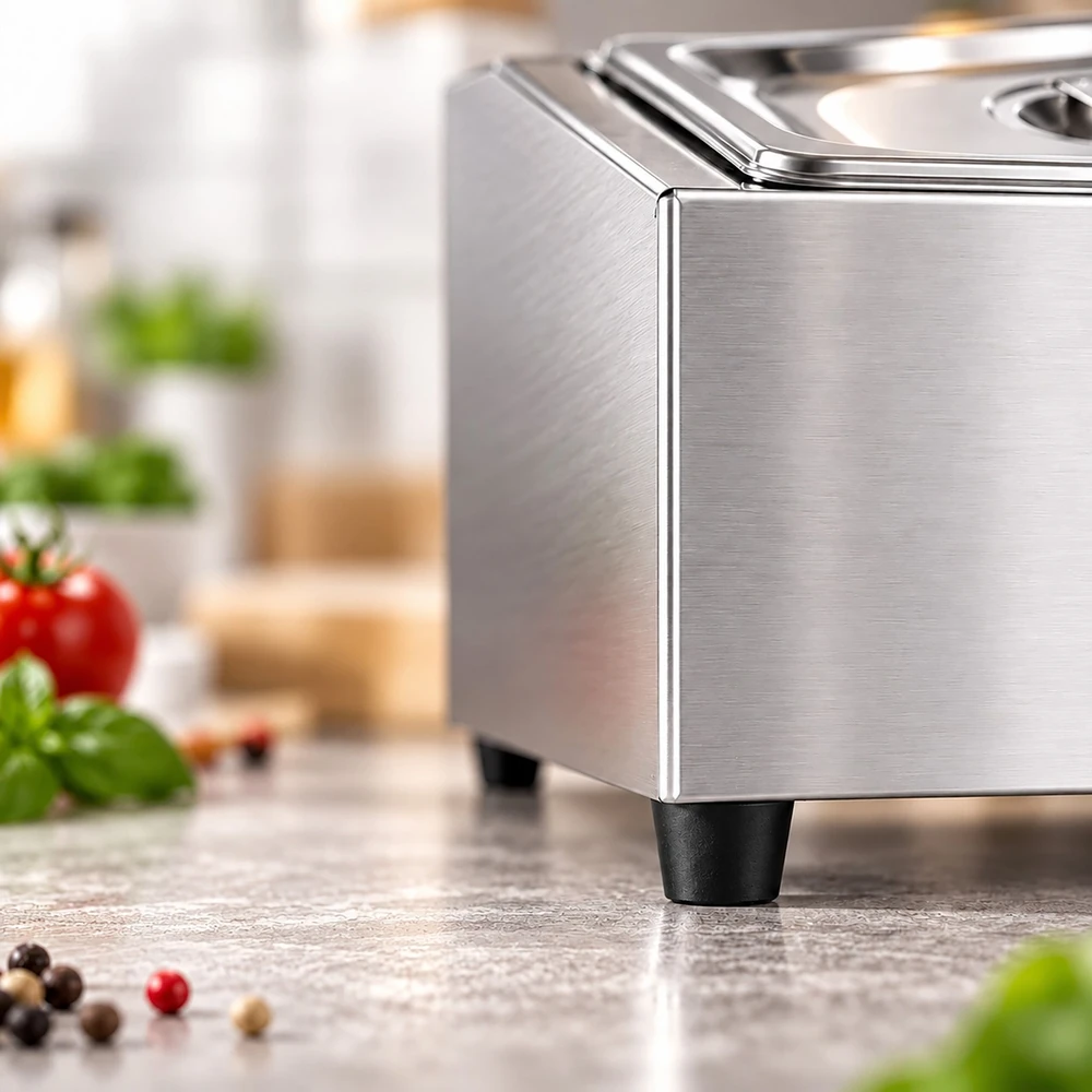 Relaxdays Nerūdijančio plieno ingredientų indai